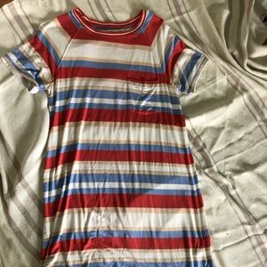 Striped Abercrombie and Fitch T-shirt dress